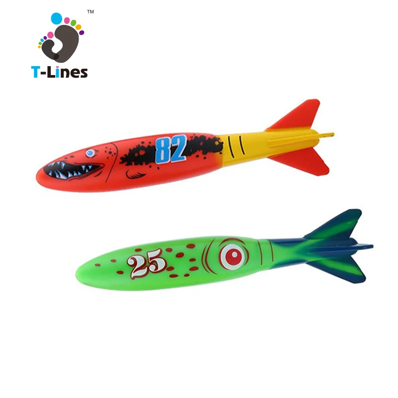 Underwater summer torpedo fish swimming pool diving toys