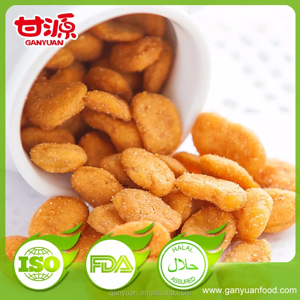 Wholesale Nutritious sauce beef flavor broad bean snack food