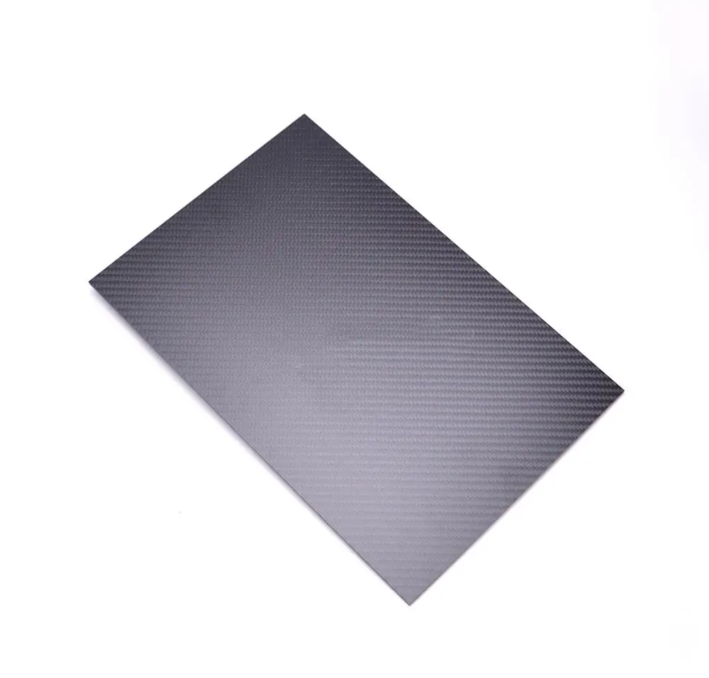 The 100% Real 3K Carbon Fiber Plate Panel Sheet 230mm x 170mm or 200mm X 300mm 3k Carbon fiber Plate Panel 0.5mm 1mm 1.5mm 2mm
