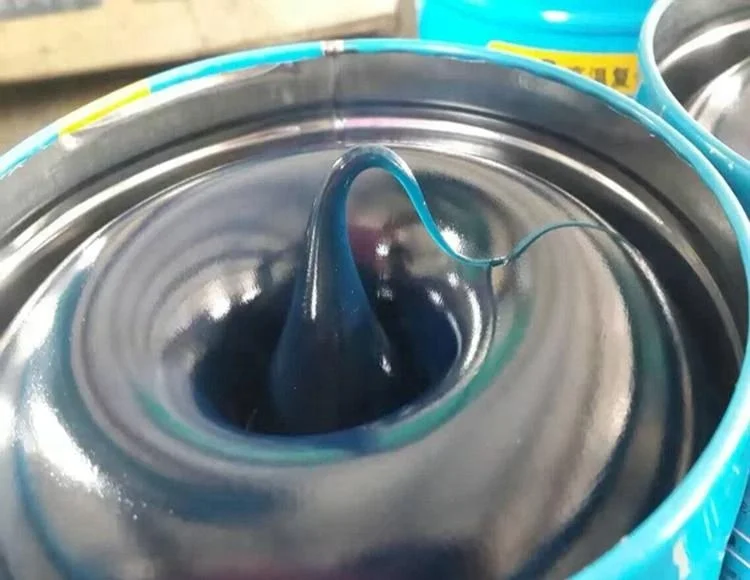 Blue industry lubricants lithium grease