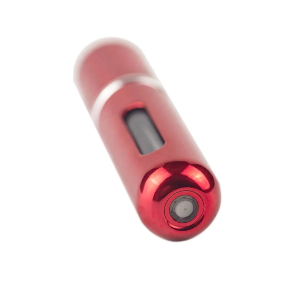 5ml round shape aluminium refillable perfume atomizer