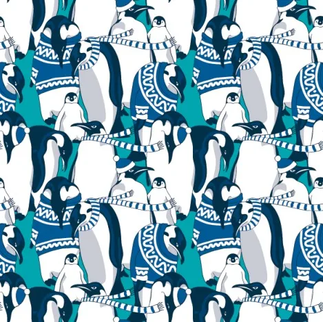 Animal Design Cotton Knitting  Material 95% Cotton 5% Elastance Digital Print Fabric for Clothing Bags Curtains