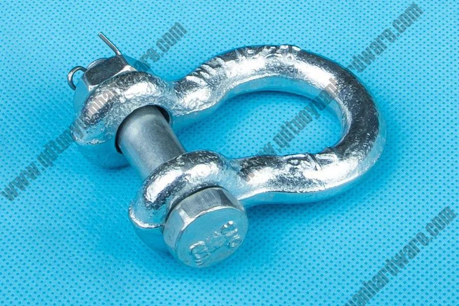 U.S Type Drop Forged Lifting Safety Screw Pin Chain Shackle
