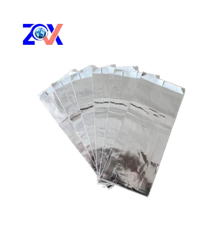 Lined Paper Bag High Quality Paper Sandwich Bag Custom Printed Food Grade Ice Cream Aluminum Foil Food Package Heat Seal CMYK