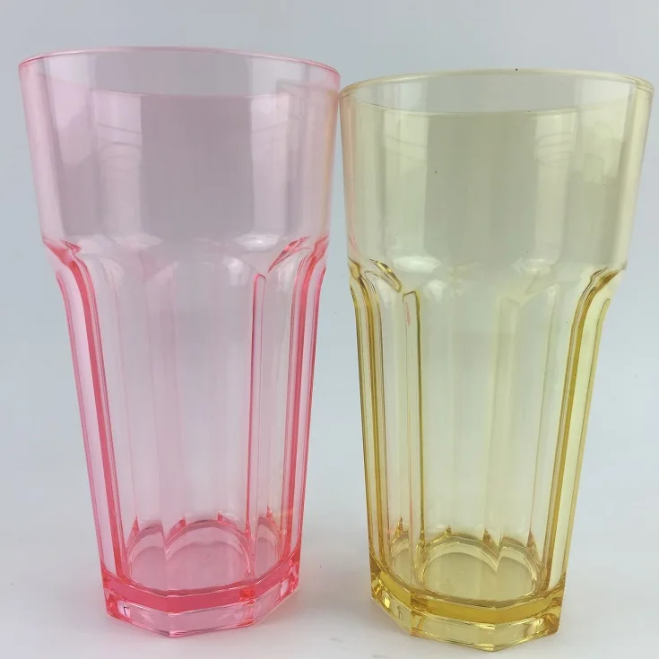 Unbreakable Plastic  Polycarbonate Tulip Pint Tumblers