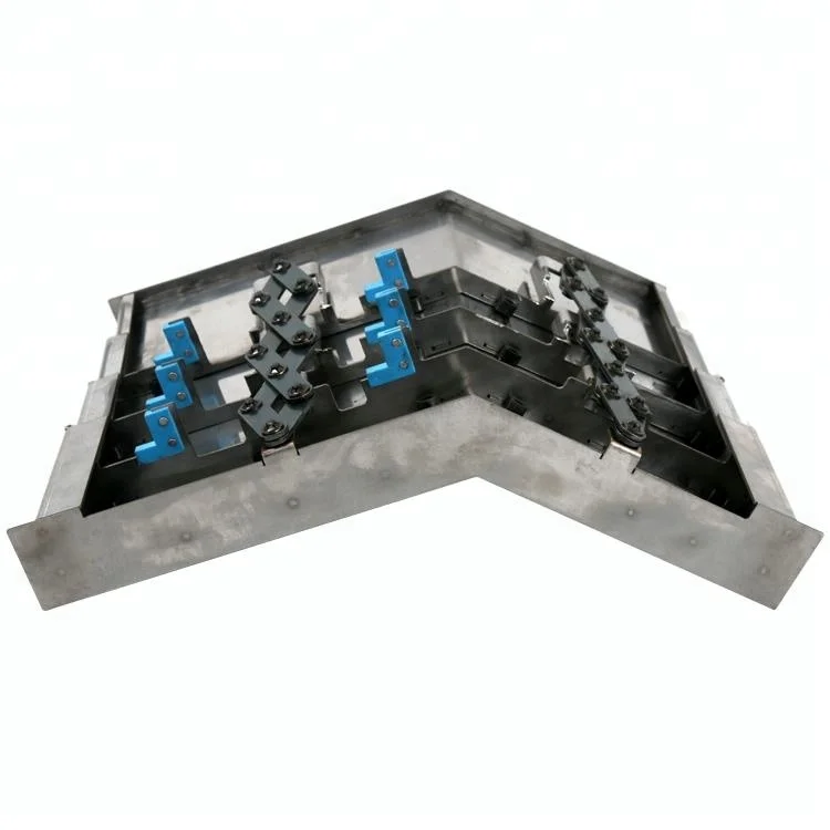 steel plate telescopic bellow cover,protective bellow covers for cnc machine by Judy Hao