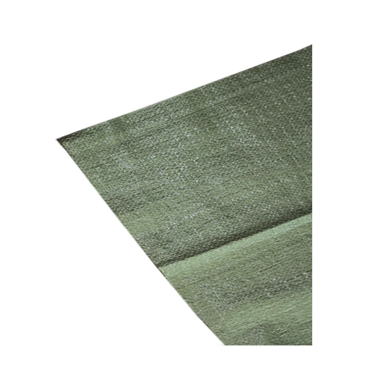 lowest price strong quality construction waste plastic PP woven green sand bags