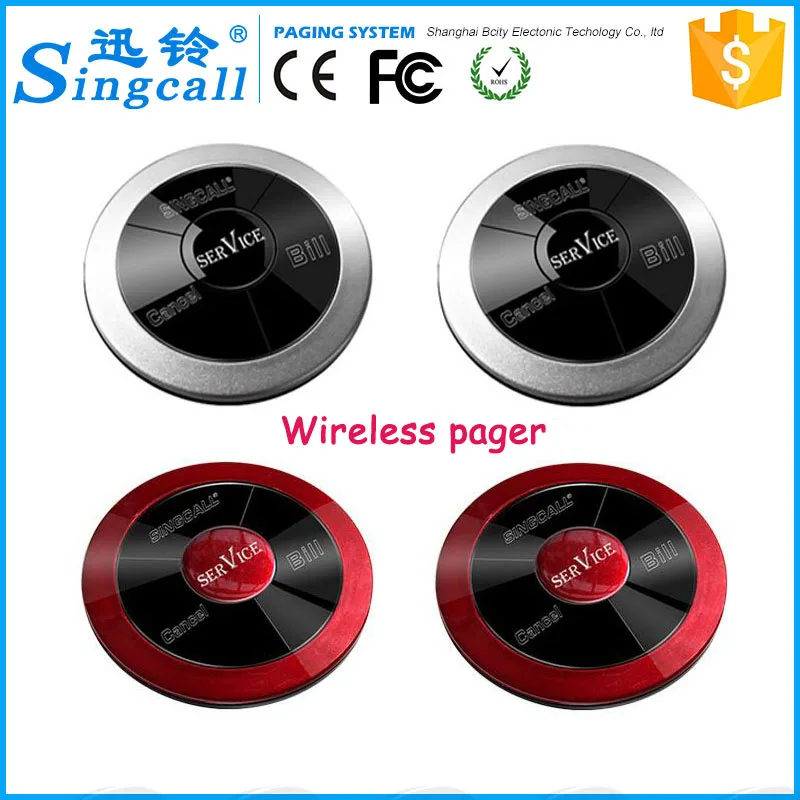 Ресторан беспроводной Вызова Система Официант Пейджер для Ресторана в Отеле