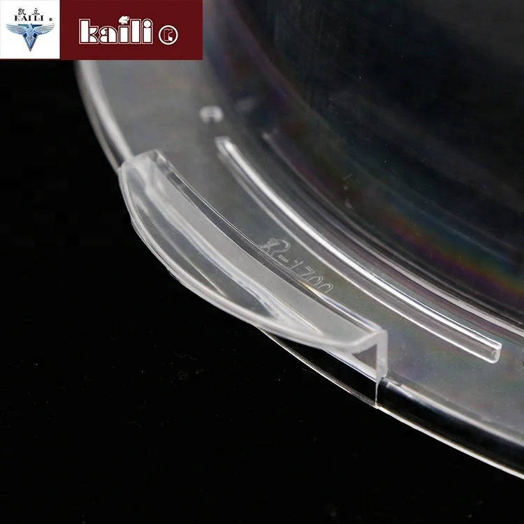 Hotel Buffet Restaurant Round Transparent Plastic Dish Cover For Food Cover