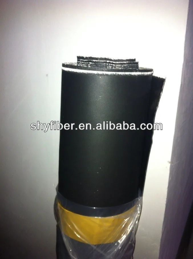 0.4mm silicon coated fiberglass insulation fireproof fabric fabric material