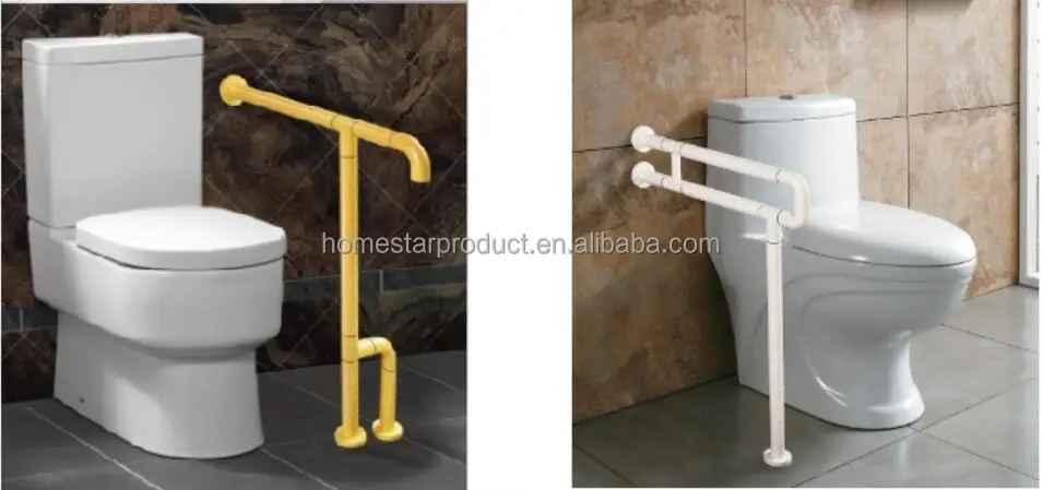 Нейлон с алюминиевым корпусом для инвалидов, поручни для унитаза, поручни для ванны и поручни