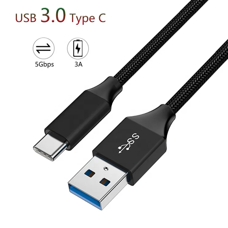 Высококачественный кабель от производителя USB 3,1 Gen 1 type-C Быстрая зарядка 5 Гбит/с передача данных 3,0 usb type c кабель для передачи данных для Samsung