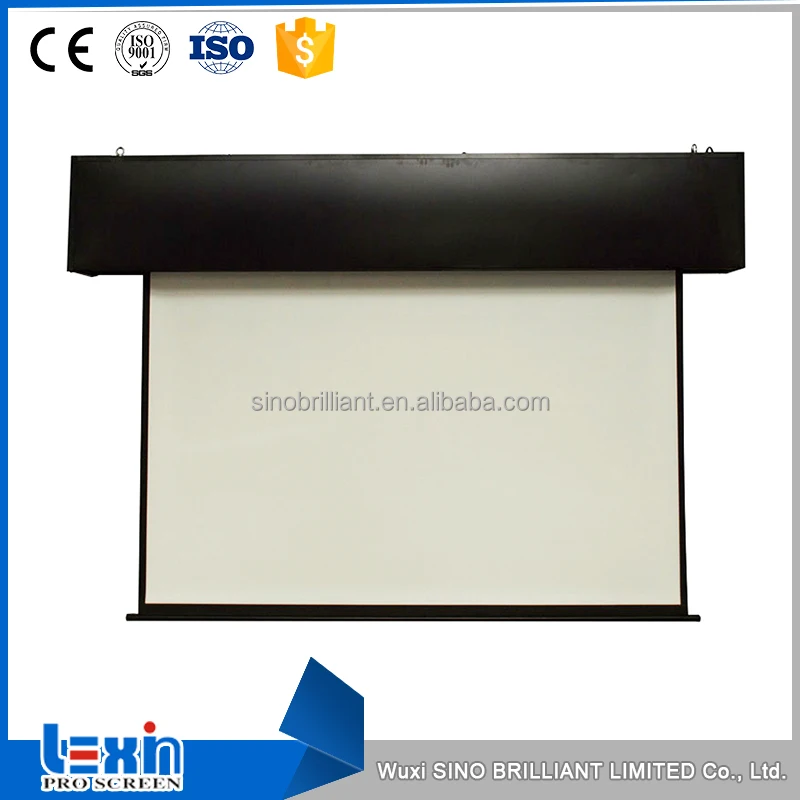 China Manufacturer Rear Projection Double Lift Screen Paint
