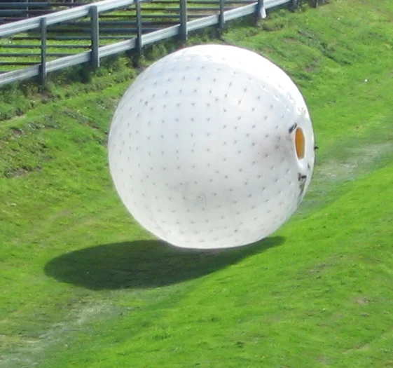 
Clear PVC or TPU Zorb Balls, Human Hamster Ball, Zorbing Globe zorbing in water 