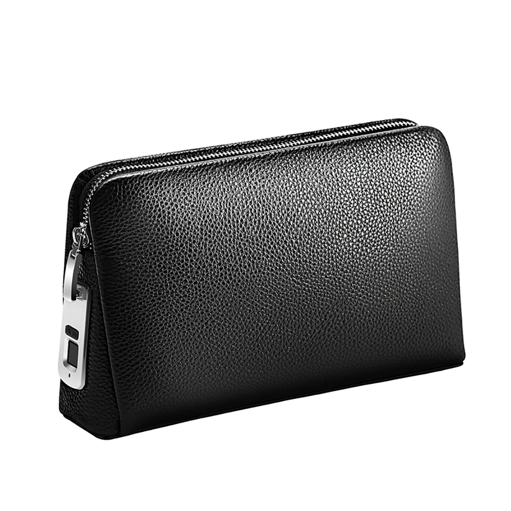 BUBM latest custom wholesale private label luxury genuine leather men clutch bag handbag