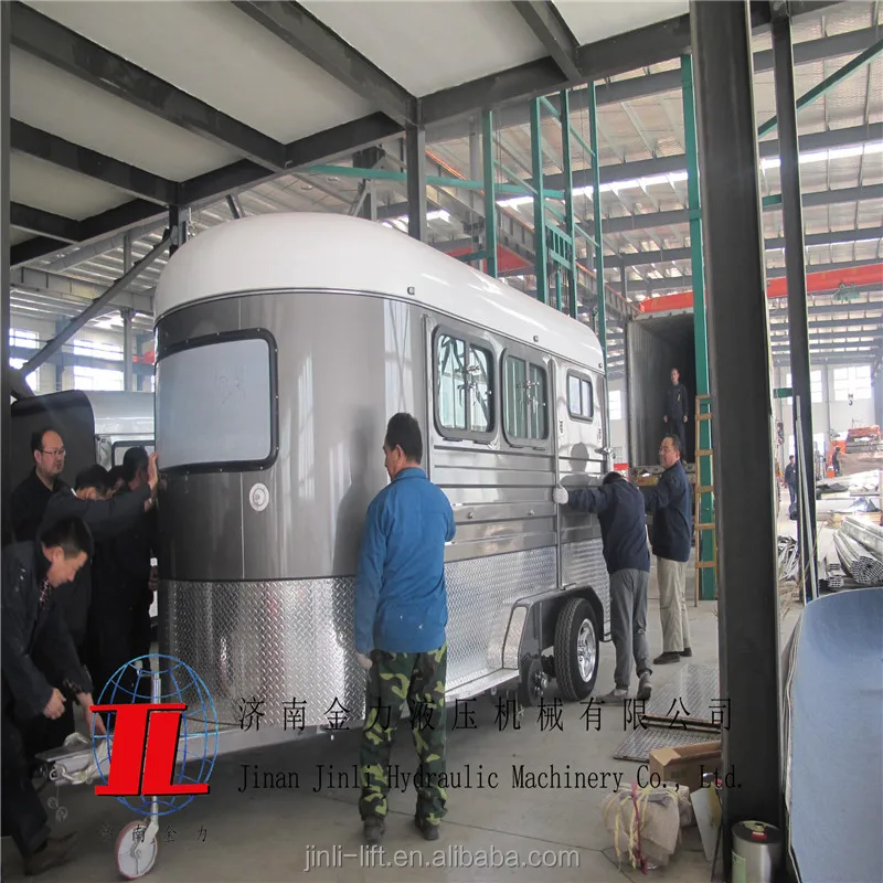 2 horse float load trailer deluxe with kitchen,caravan door