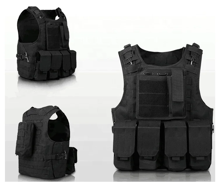 2019 Black Color Military Tactical Vest Molle Combat Vest Product Name Vest