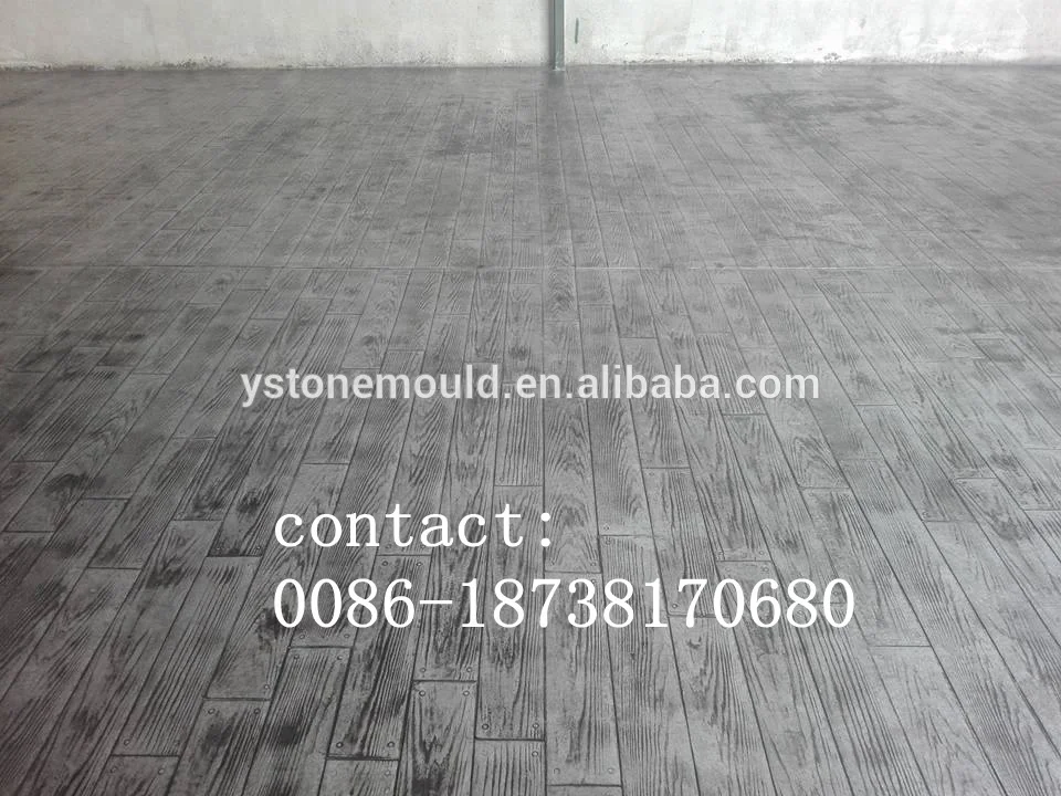 Флоппи деревянная доска деревянная зерна Декоративный Бетон цемент штамп коврик вертикальный