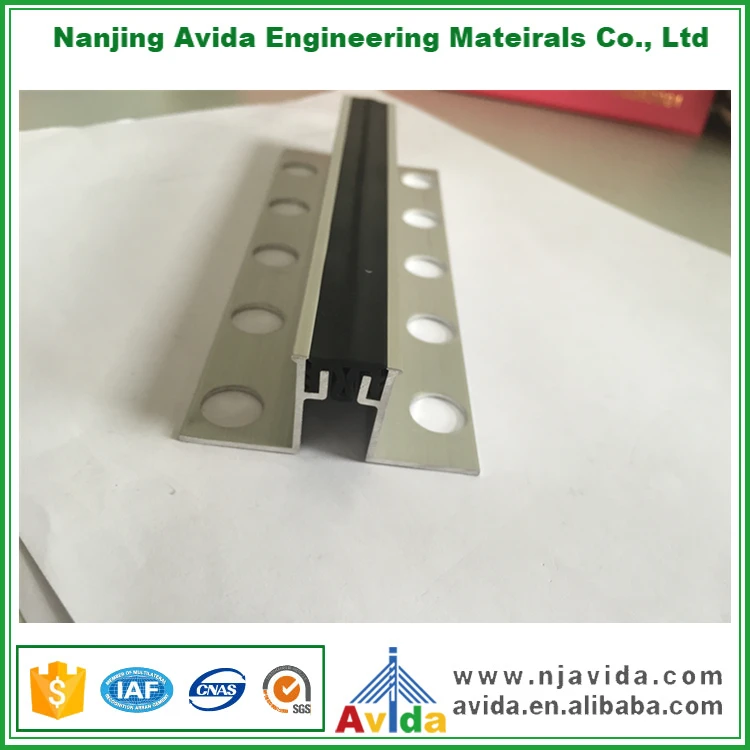 Screed Aluminum Ceramic Tile Movement Joint Control Joint