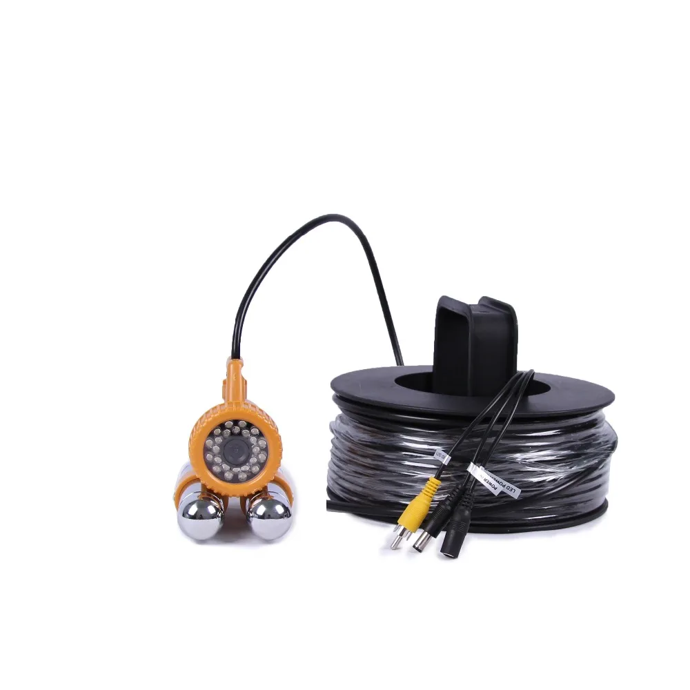 Fish Finder 20M Cable Underwater Fishing Video Camera With 24 LEDs CCD Sensor Waterproof Camera used in ocean and Fresh water