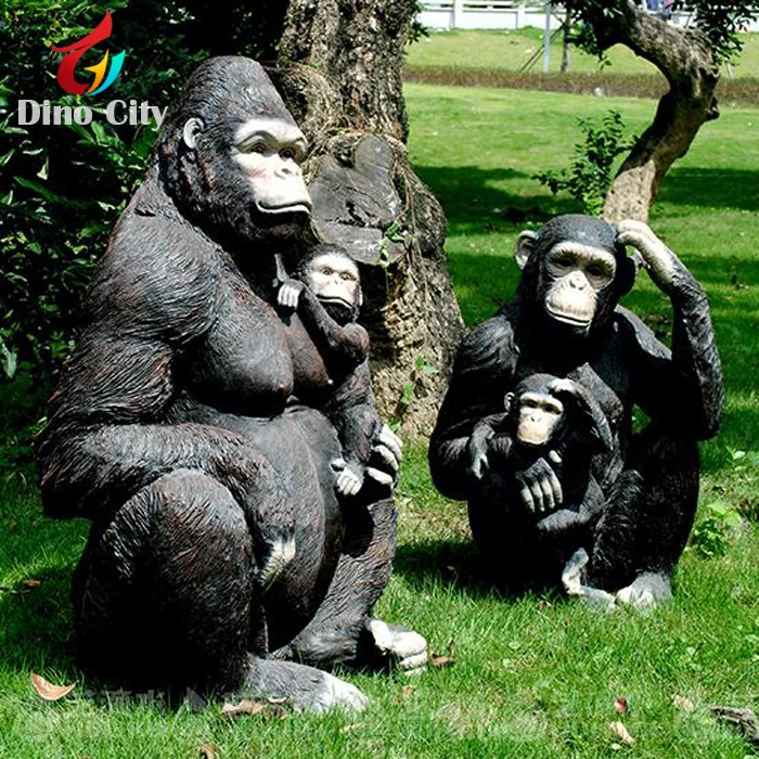 Customized Fiberglass Life Size Tiger Animal Statues