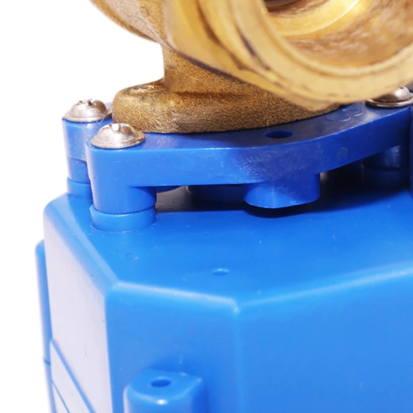 
Spike Motor Auto Water ON OFF 3 Way Motorized Automatic Ball Flow Mixing Valve with ADC 24V Motor Motorised Actuator 