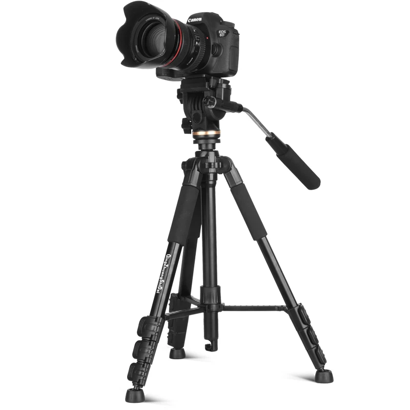 Q111S Professional Portable Travel Aluminum Camera Tripod&Pan Head for SLR DSLR Digital Camera