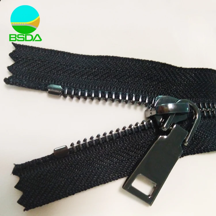 Молния оптовая продажа с фабрики нержавеющая сталь металл y зубы молния