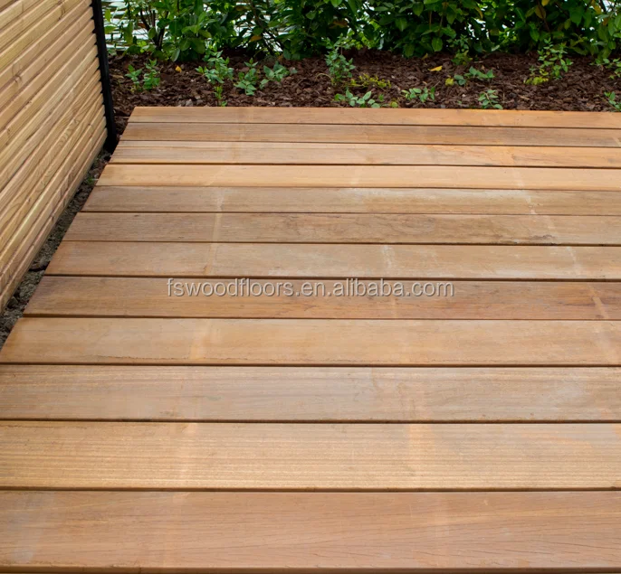 Натуральный наружный деревянный настил balau