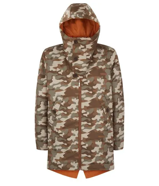 
Wholesale Casual Long Hooded Mens Cotton Jacket With Pockets 