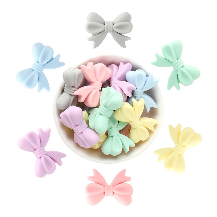 
BPA Free Jewelry Making For Baby Teething Silicone Beads 