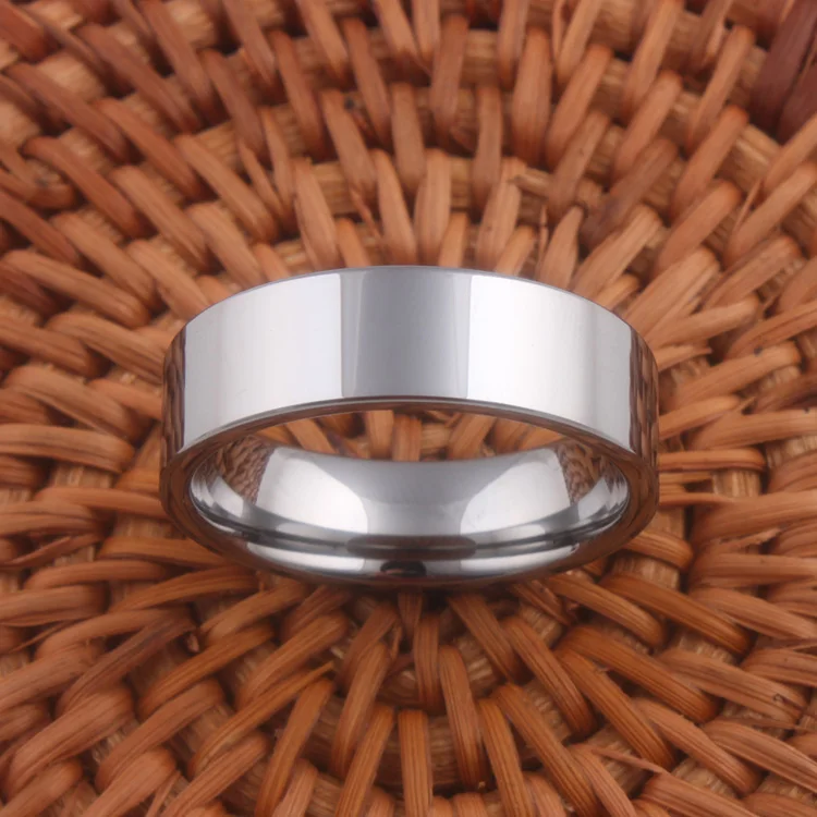 Men Design Simple Tungsten Ring Blank