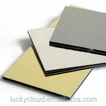 3mm, 4mm, 0.3mm/0.3mm, 0.4/0.4mm Decoration material wall cladding Brushed Aluminium composite panel