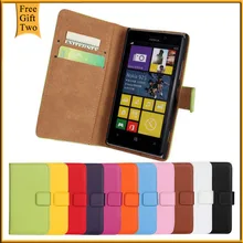 2015 New Genuine Leather Case For Nokia Lumia 925 Vintage Wallet Style Phone Bag With Stand 2 Card Holders 1 Bill Site Cover