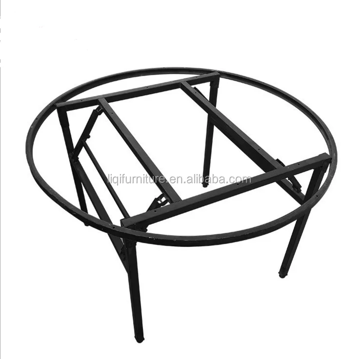 Factory Price Wholesale Folding Banquet Table Frame Metal Foldable Table Leg LQ-F004