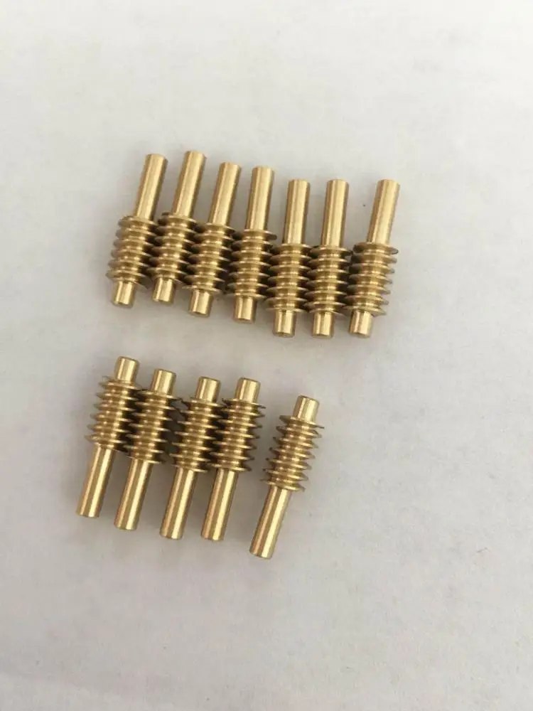  M0.2 M0.3 M0.5 микро маленький латунный спиральный червячный