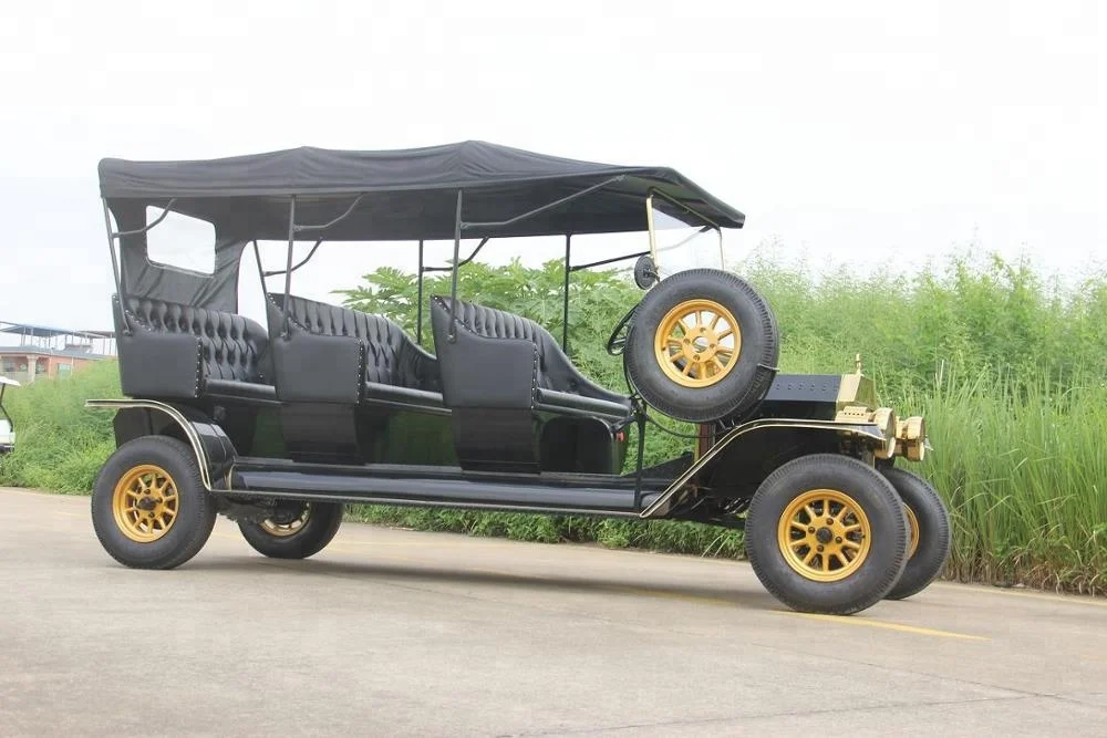 High quality AC motor vintage sightseeing bus tourist car