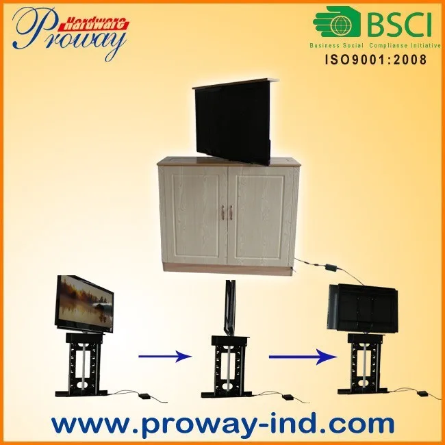 32 to 42 inches tv lift mechanism with remote control