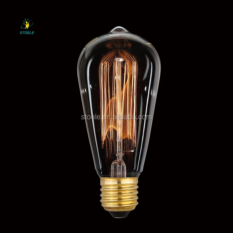 
Decorative Edison Light Bulb 40W Vintage Antique Light Bulbs Dimmable T45 E26 E27 Tubular Style Bulb for Home Light Fixtures 