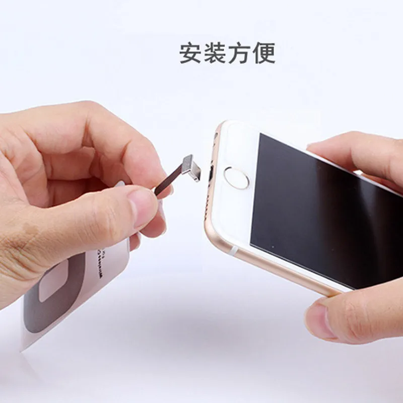 Лидер продаж на Amazon, универсальный комплект беспроводной зарядки Qi, передатчик, зарядное устройство, адаптер, приемник, подставка, катушка, Type-C, микро-USB