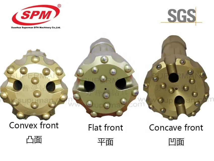 
SPM110 CIR110 4inch DTH Hammer hard carbide rock coal mine button drill bit / drill bits water well drilling 