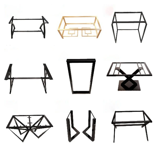 Latest modern design Fashion Hot Selling Powder Coating Cast Iron Table Bases