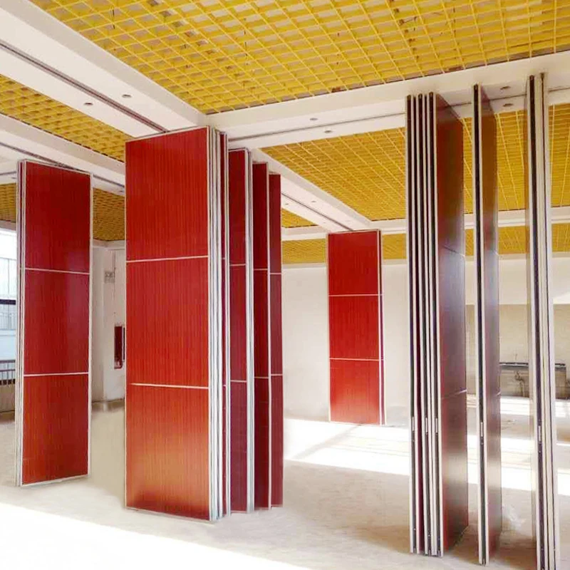 Philippines Sliding Aluminium Track Folding Room Operable Wall Partition For Hotel