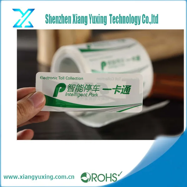 Парковка управления uhf Чужеродных H3 rfid стекло тег