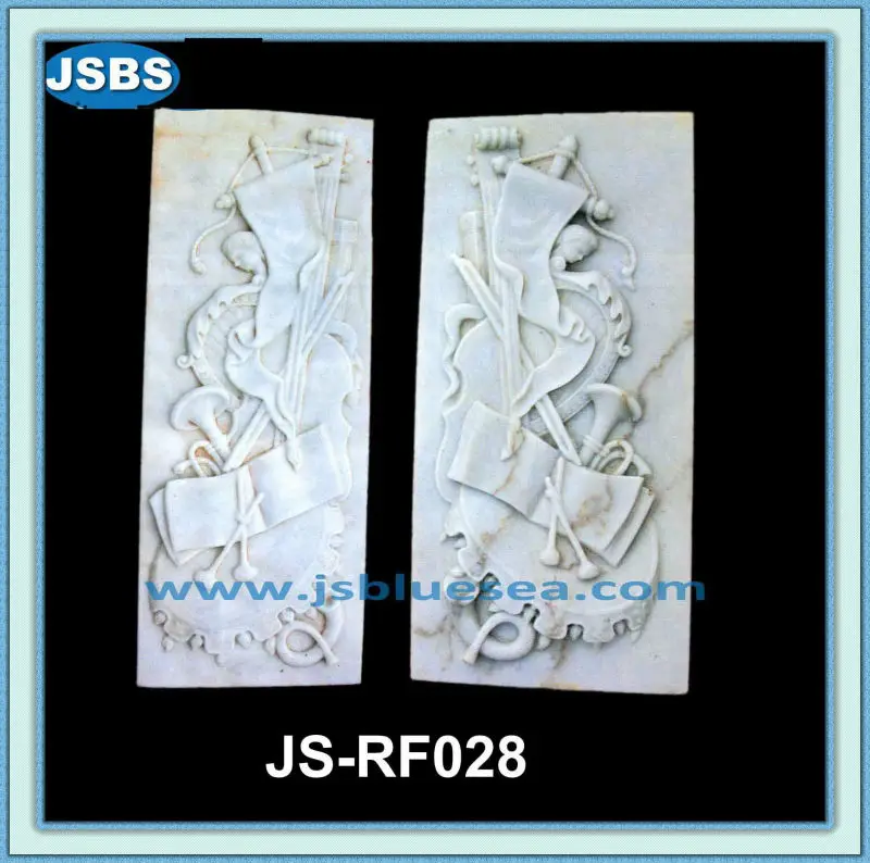 Unique Design Stone Carved Abstract Relief Sculpture