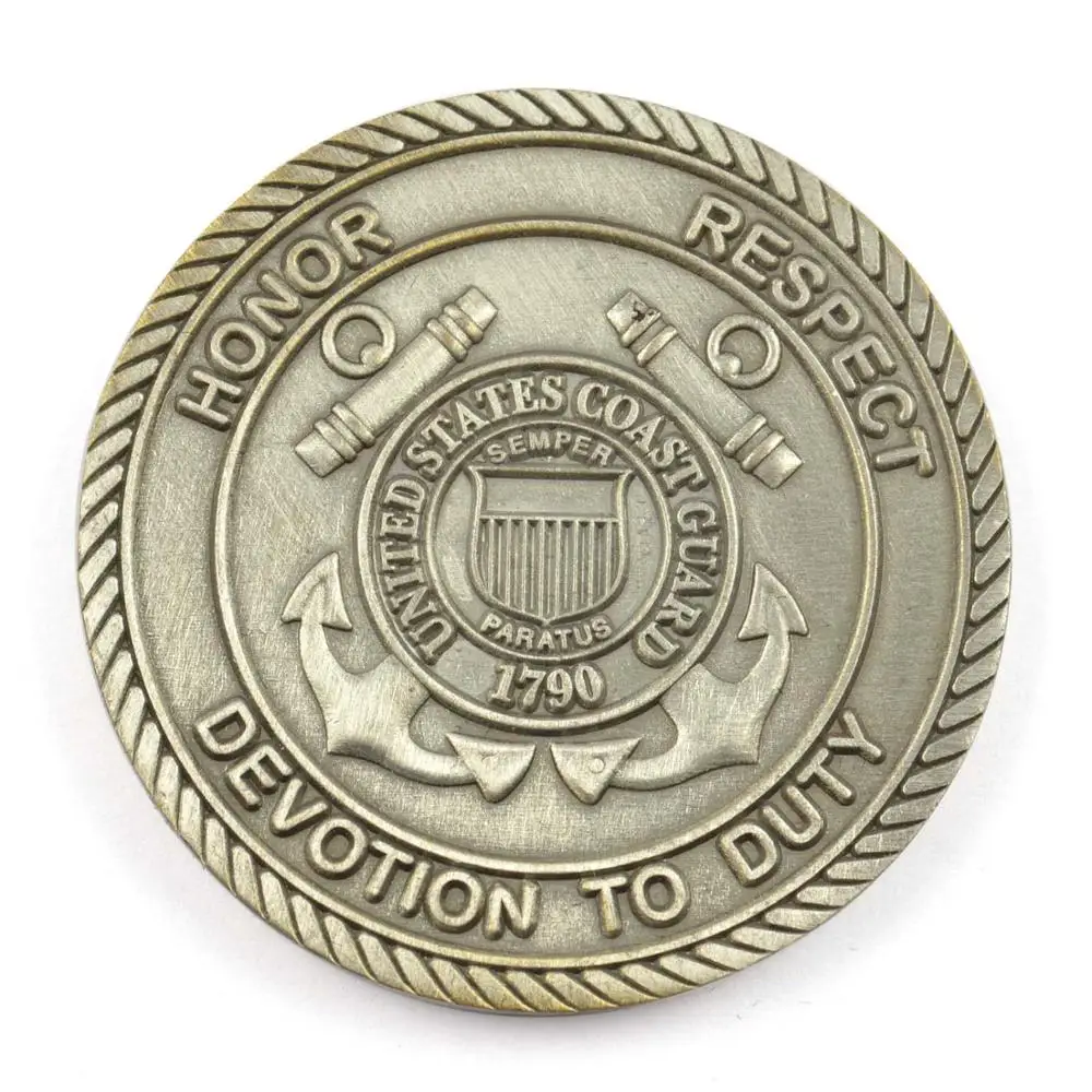 Customized stamping metal with antique gold and silver plated coins