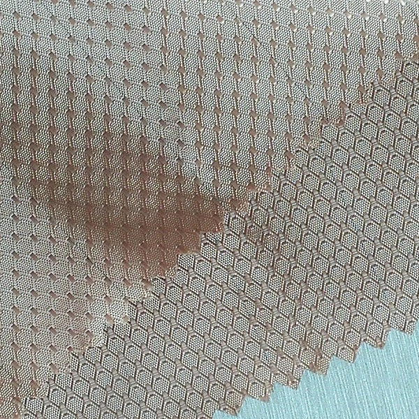 conductive silver plated woven diamond grid fabric