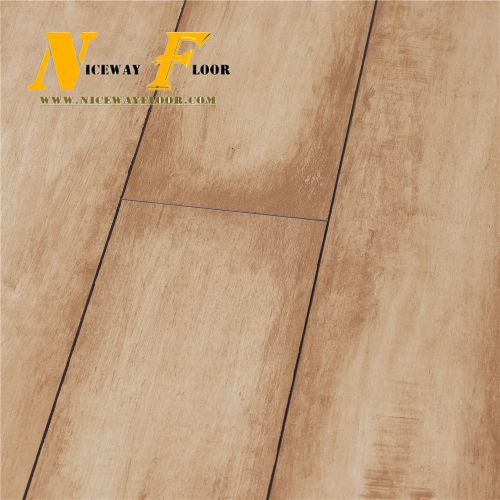 High quality 14mm walnut laminate flooring grey water resistant laminate wood flooring