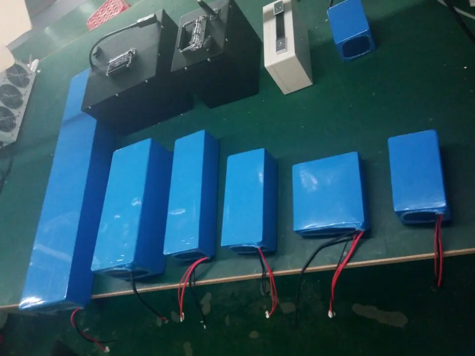 Rechargeable 36V 15.4AH  554wh lithium battery pack by 18650 Li-ion Cell with charger