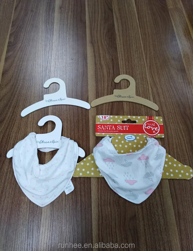 Новый дизайн FSC, бесплатный образец, Детская бумага из переработанного картона, бандана, нагрудник, вешалка, цена